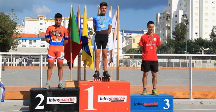 Patinagem: Bronze para Nélson Fernandes em Lagos Patinagem: Bronze para Nélson Fernandes em Lagos
