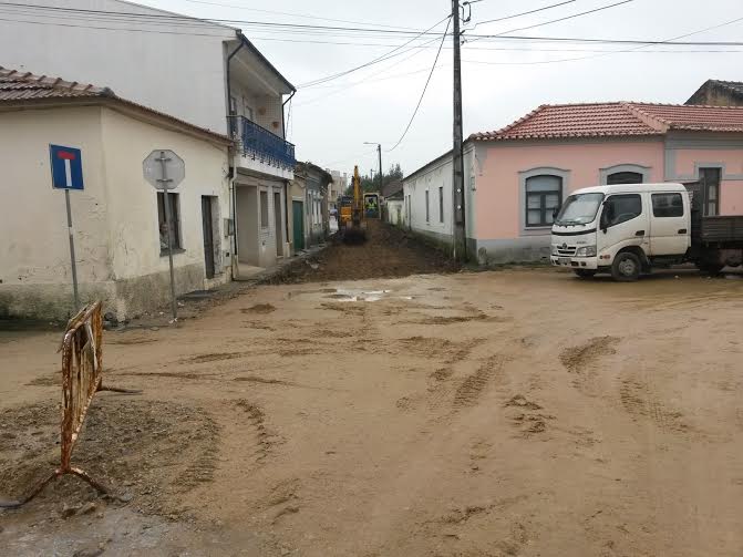 Obras no centro urbano da cidade avançam Obras no centro urbano da cidade avançam