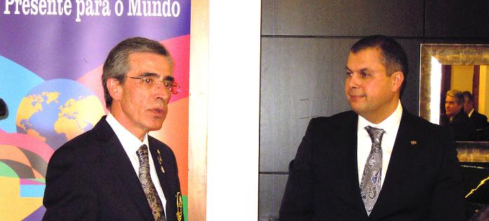 Governador do Distrito Rotário 1970 de visita