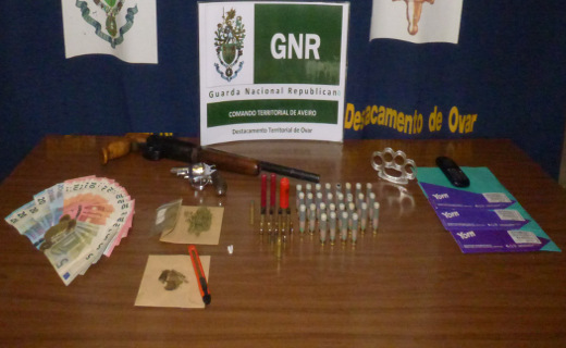 GNR de Ovar deteve indivíduo por tráfico de estupefacientes GNR de Ovar deteve indivíduo por tráfico de estupefacientes
