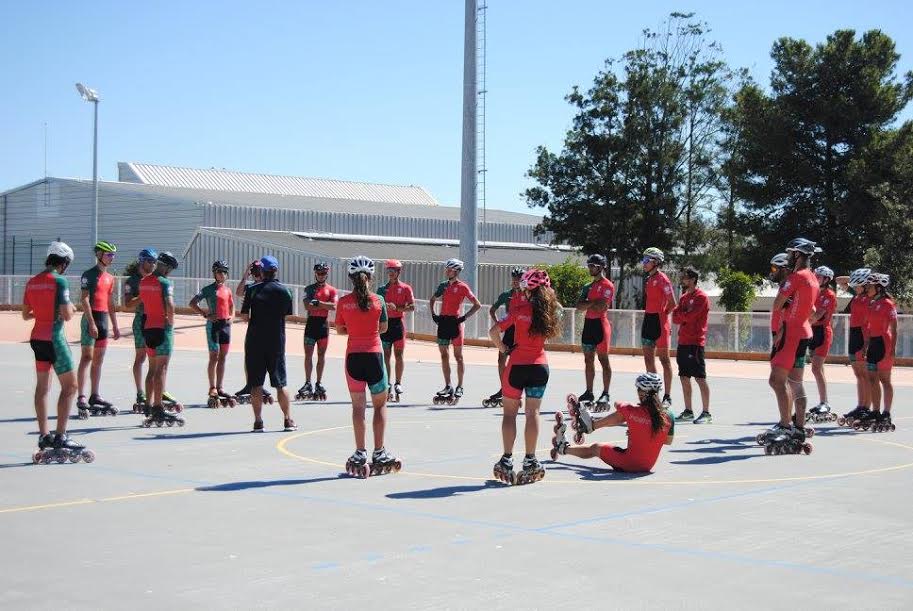 Três vareiros no Europeu de Patinagem de Velocidade Três vareiros no Europeu de Patinagem de Velocidade
