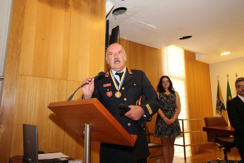 Comandante Carlos Borges em dia de homenagens Comandante Carlos Borges em dia de homenagens