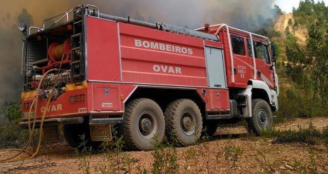 Bombeiros de Ovar auxiliam no combate em Monchique Bombeiros de Ovar auxiliam no combate em Monchique