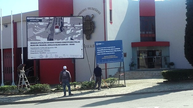 Arranca a empreitada de requalificação do eixo viário central Arranca a empreitada de requalificação do eixo viário central