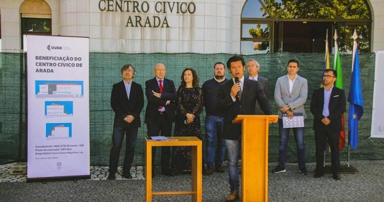 Lançada requalificação do Centro Cívico de Arada Lançada requalificação do Centro Cívico de Arada
