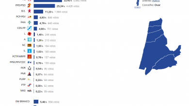 Europeias 2019: Resultados concelhios à imagem do país