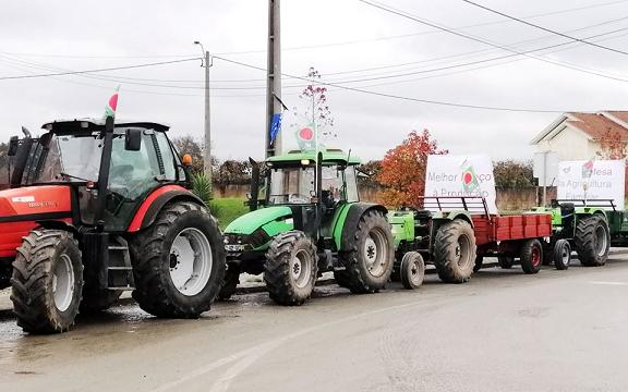 Agricultores marcam marcha lenta de protesto