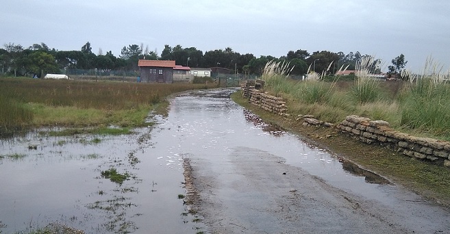 Polis Ria de Aveiro deslocou-se à Marinha para verificar os estragos