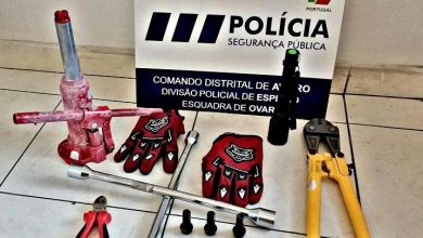 Roubaram pneus mas a PSP recuperou-os