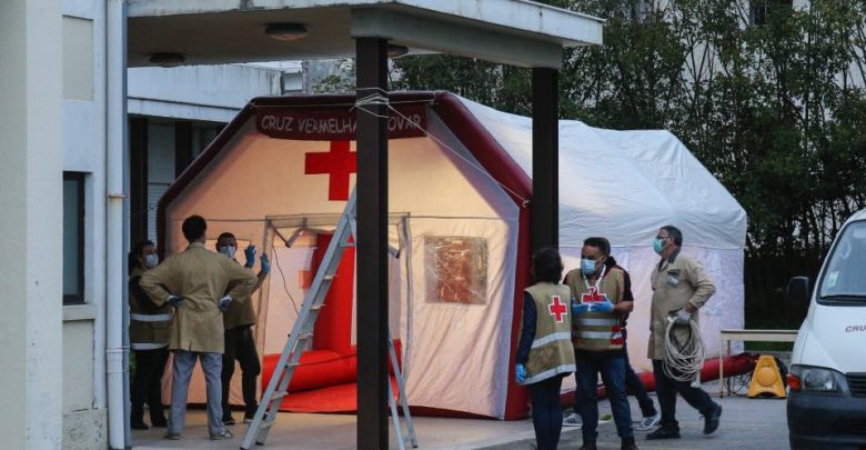 Hospital de campanha vai testar casos suspeitos Hospital de campanha vai testar casos suspeitos