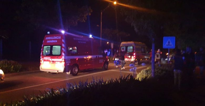 Colisão violenta na Avenida da Régua Colisão violenta na Avenida da Régua