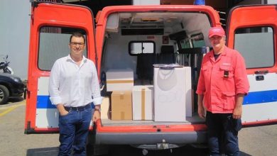 Rocha & Filhos oferece viseiras aos Bombeiros de Ovar