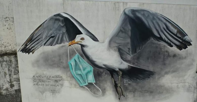 É um convite à reflexão o novo mural do Na Kalha É um convite à reflexão o novo mural do Na Kalha