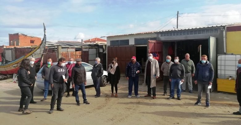 PCP em Esmoriz com pescadores da Arte Xávega PCP em Esmoriz com pescadores da Arte Xávega