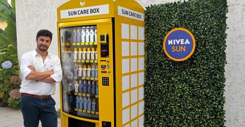 “Sun Care Box” inova na venda de protectores solares com máquinas automáticas “Sun Care Box” inova na venda de protectores solares com máquinas automáticas