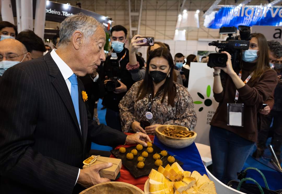 Marcelo vistou stand de Santa Maria da Feira