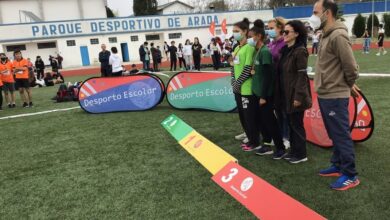 Pista de Atletismo de Arada em alta rotação