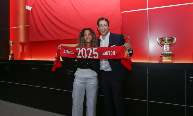Vareira Andreia Norton reforça o Benfica Vareira Andreia Norton reforça o Benfica
