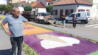 O Tapete de Flores é um pouco do Furadouro oferecido a quem visita as Festas do Mar