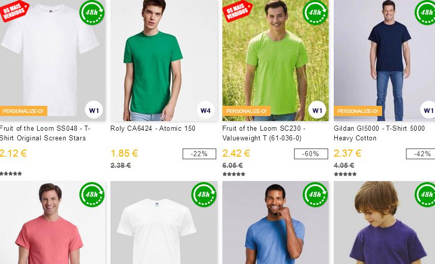 Encontra as tuas t-shirts baratas em Wordans Wholesale