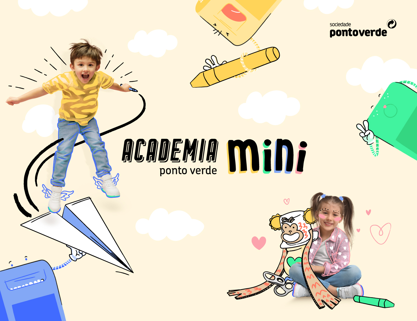 Projeto educativo ambiental pioneiro para crianças a partir dos 3 anos