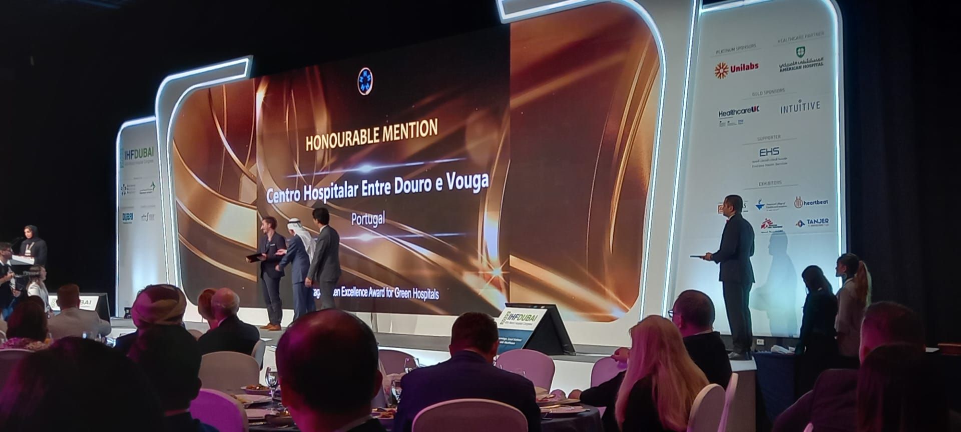 Centro Hospitalar de Entre Douro e Vouga com menção honrosa internacional na categoria excelência em sustentabilidade “Green Hospitals”