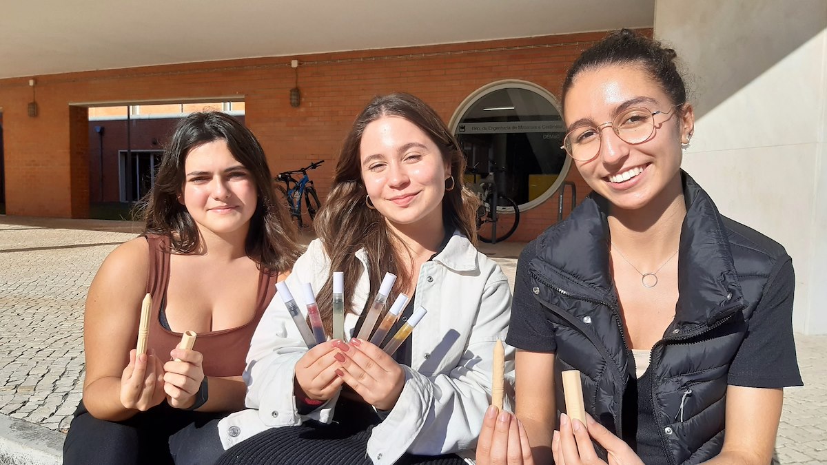 Matilde, Carolina e Sofia perto do objectivo final