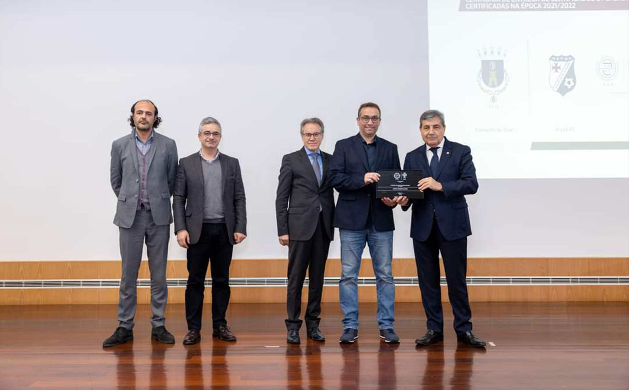 Clubes do concelho certificados como como Entidades Formadoras