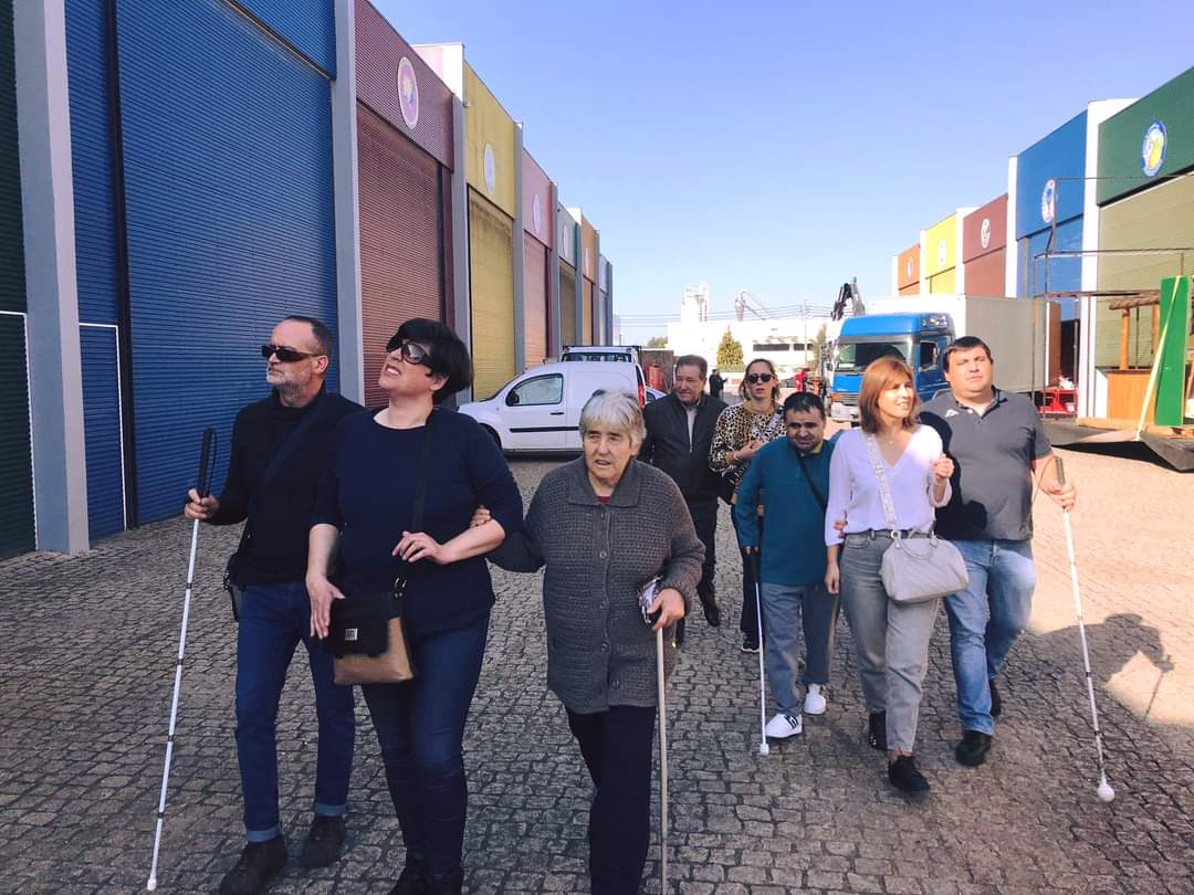 Aldeia do Carnaval proporciona visitas sensoriais a invisuais