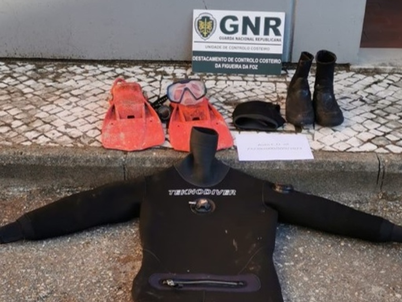 Identificado homem por praticar mergulho recreativo em local proibido na ria de Aveiro