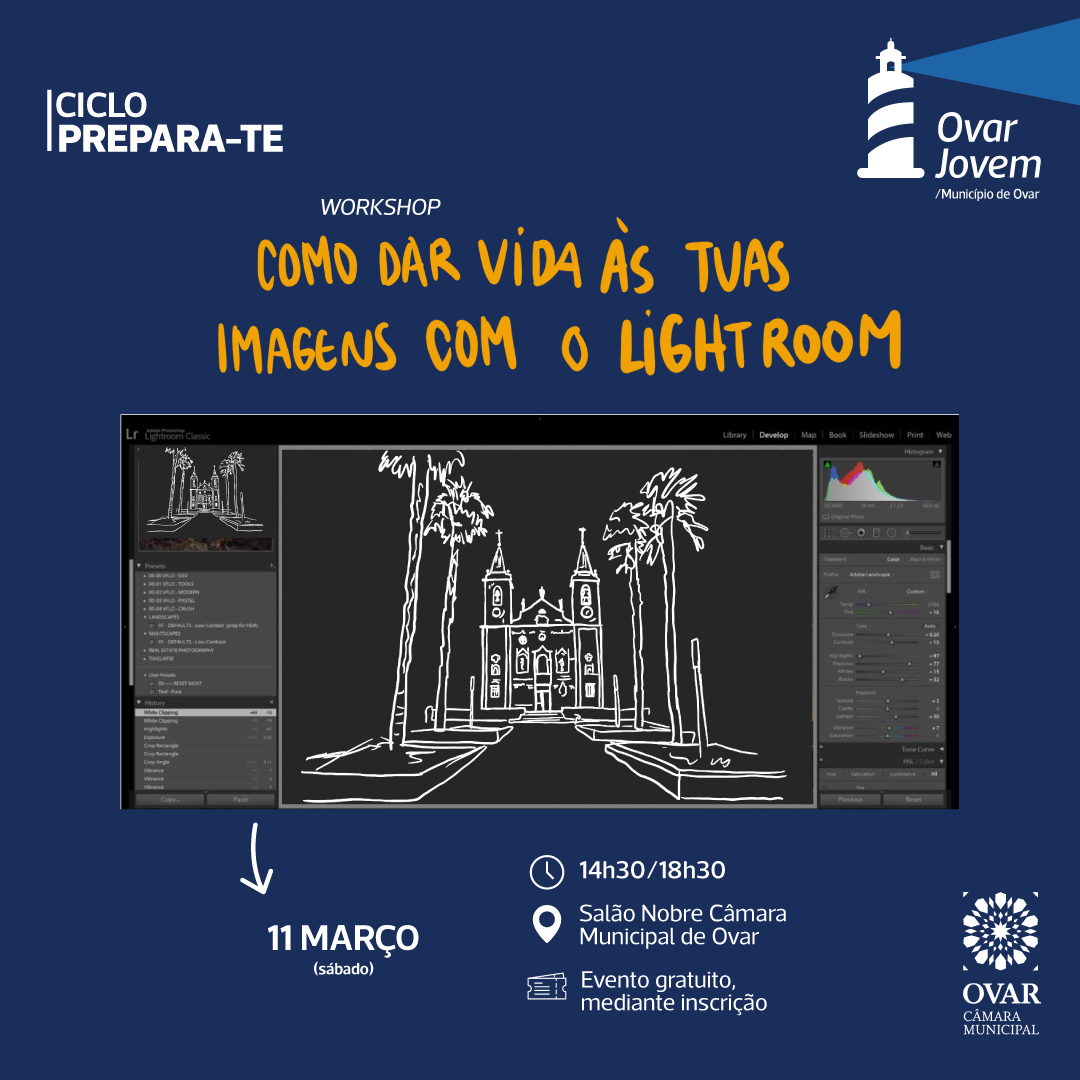 Câmara de Ovar promove formação gratuita sobre edição de imagens