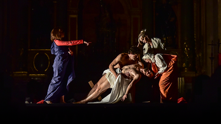 Espetáculo Quadros Vivos de Caravaggio apresenta-se na Semana Santa