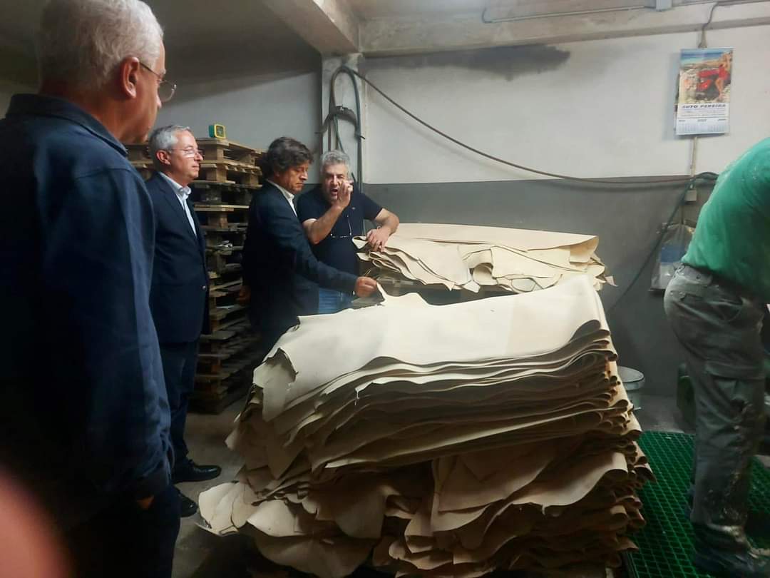 Executivo visita empresa “Curtumes Aveneda, Lda.”
