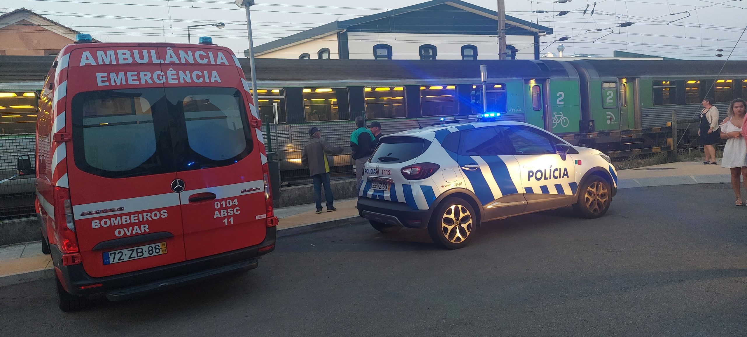 Homem colhido mortalmente na estação de Ovar