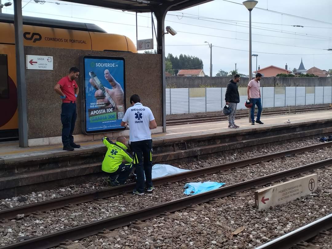 Mais um atropelamento mortal junto da Estação da CP