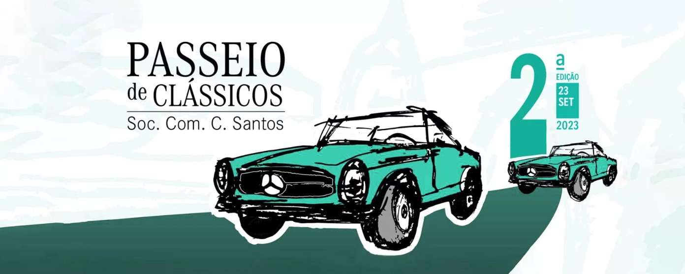 Passeio de clássicos Mercedes-Benz da Soc. Com. C. Santos com inscrições abertas