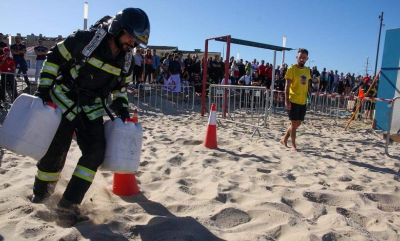 Esmoriz: “Bombeiro d’Areia” mostra a dureza da missão (Galeria) Esmoriz: “Bombeiro d’Areia” mostra a dureza da missão (Galeria)