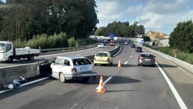Despiste na A29 complicou o trânsito