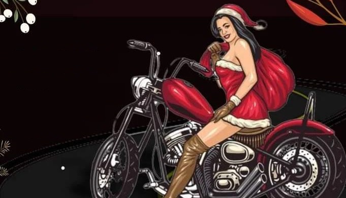 Motards desfilam pelo concelho vestidos de Pai Natal