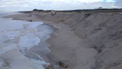 Furadouro: Passadiço norte foi “engolido” pelo mar