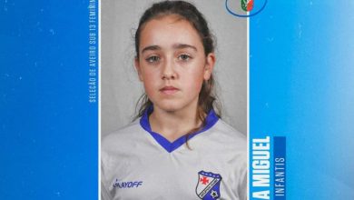 Aradense Ana Ferreira entra em ação na selecção sub14 da AF Aveiro