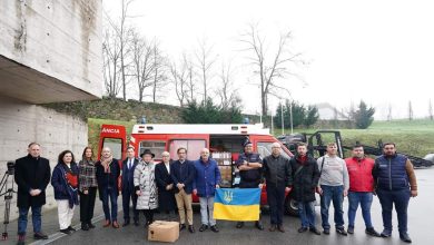 Campanha solidária envia ambulâncias e ajuda para a Ucrânia
