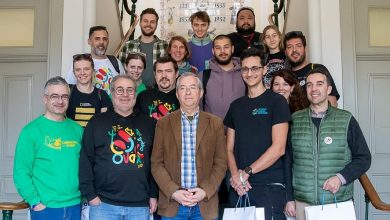 Representantes da “European Juggling Association” em Ovar
