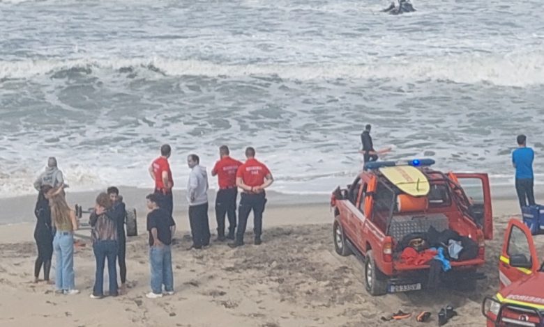 Surfista em dificuldade resgatado no mar do Furadouro [ver vídeo]