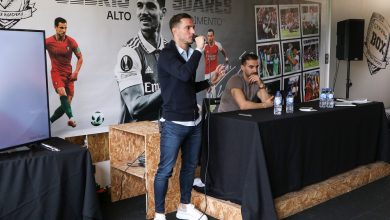 Cédric Soares deu palestra em Estarreja sobre alto rendimento desportivo