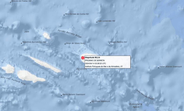 2.6 na escala de Richter. A terra voltou a tremer em Portugal.