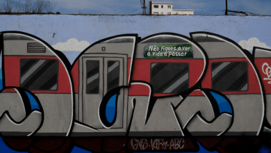 Esmoriz: “Graffiter” apanhado em flagrante a pintar comboio
