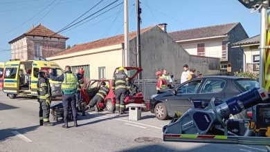 Colisão rodoviária causa um ferido em Maceda Colisão rodoviária causa um ferido em Maceda