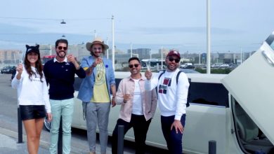 Jóni Oliveira na limousine com Wagner Oliveira na estreia de “Experiências” [c/vídeo]