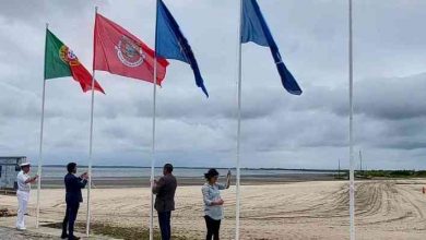 Bandeira Azul hasteada nas Praias da Torreira, Monte Branco e Bico